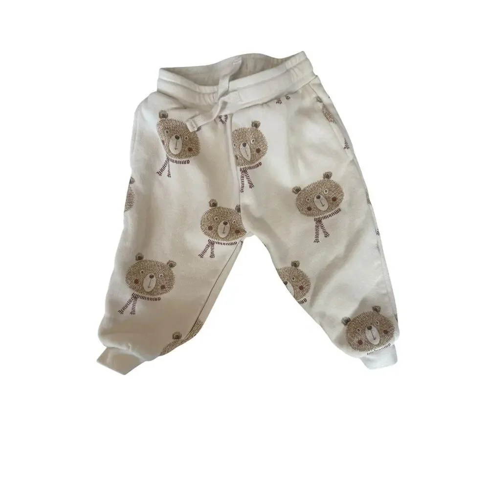 Rylee + Cru Baby Beige Bears Relaxed Sweatshirt Size 6-12 M